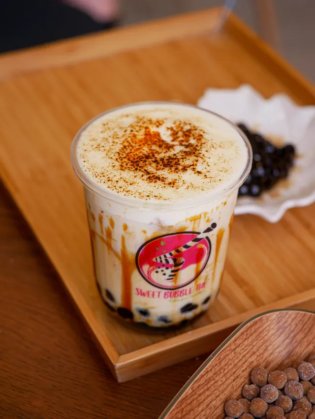 Creamy Brown Sugar aux perles de tapioca, le best-seller de Sweet Bubble Thé